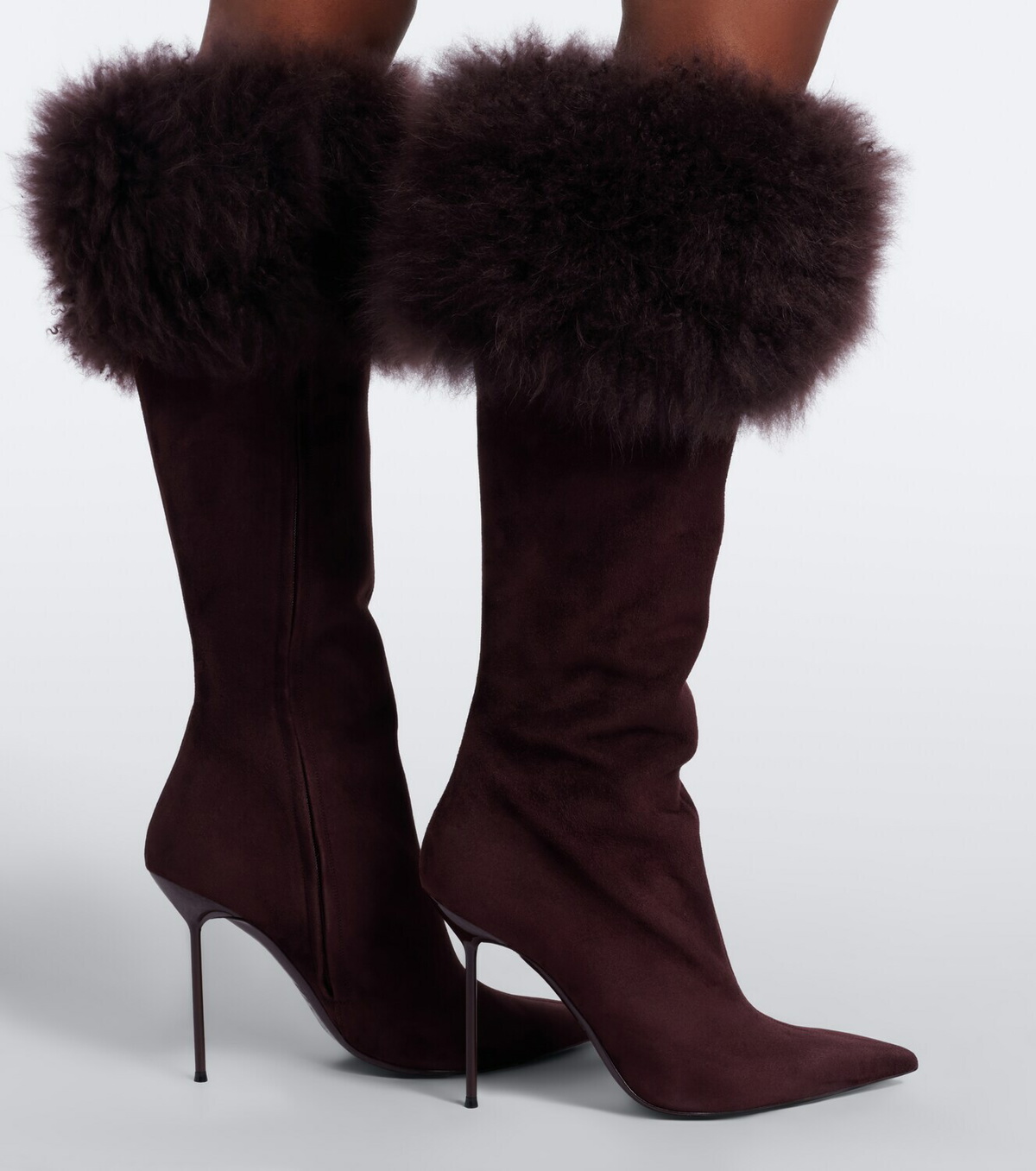 Paris Texas Lidia suede knee-high boots
