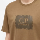 C.P. Company Men's Label Logo T-Shirt in Butternut