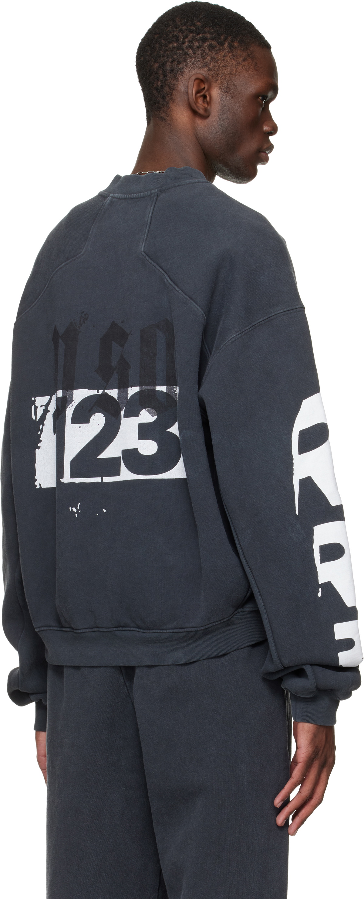 Rivington Roi Rebis Black Membership USO Crewneck Sweatshirt
