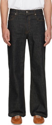 COOR Navy Rigid Semi Flare Jeans