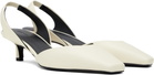 Loulou Studio Off-White Akila Heels