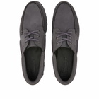 Timberland Men's 3-Eye Classic Lug Shoe in Dark Grey Nubuck