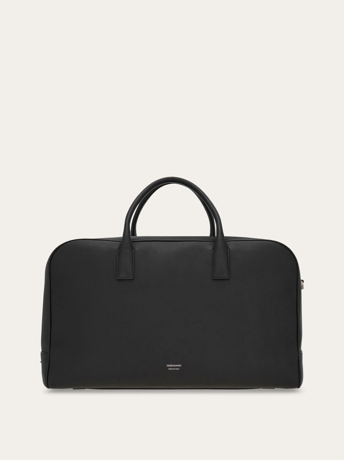 Ferragamo Mens Gancini duffle bag in Black