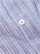 SMR Days - Holbox Striped Cotton-Voile Shirt - Blue