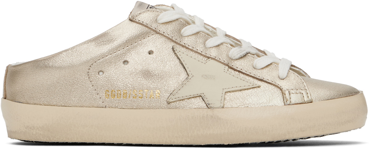 【関税&送料込】Golden  Deluxe Brand Super Star Sneaker Golden Goose Gold Super-Star Sabot Sneakers Golden Goose