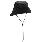 Hender Scheme Nylon Sun Hat in Black