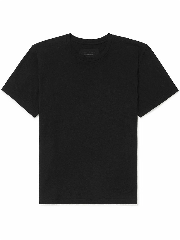 Photo: Nili Lotan - Bradley Cotton-Jersey T-Shirt - Black