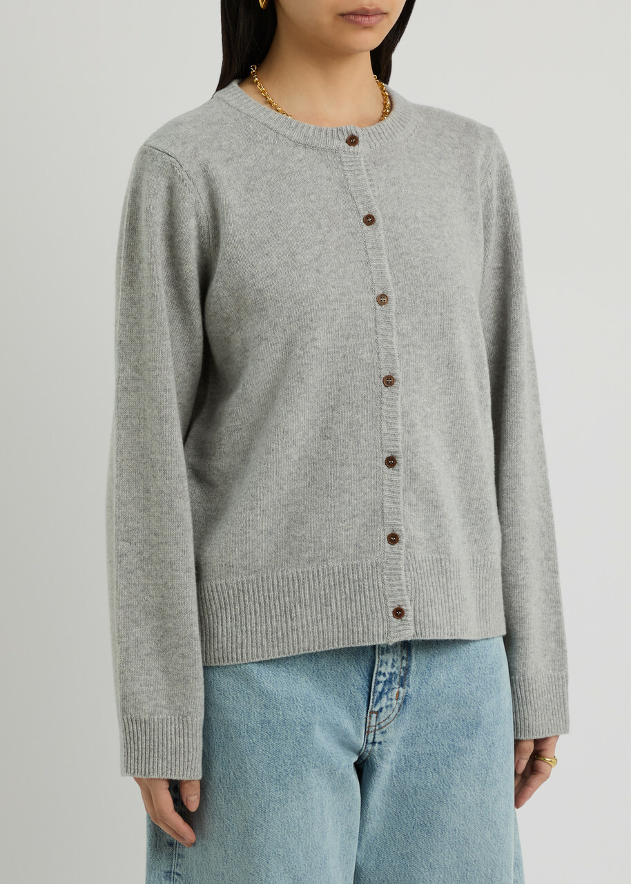 Skall Studio Senna Wool Cardigan Light Grey