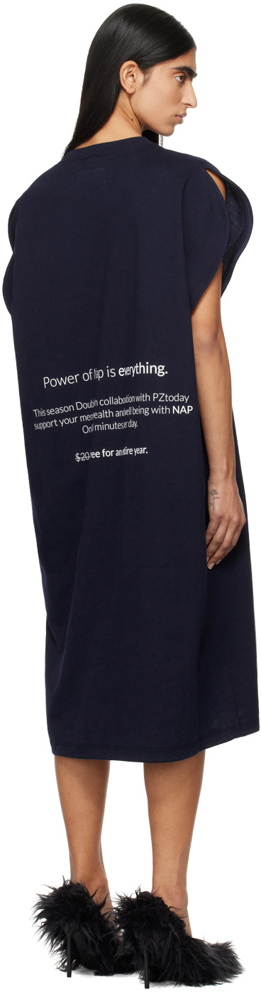 doublet Navy 'Power Nap' T-shirt Doublet
