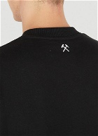 Screen Print Sweatshirt in Black