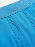 Dolce & Gabbana - Stretch-Cotton Boxer Briefs - Blue