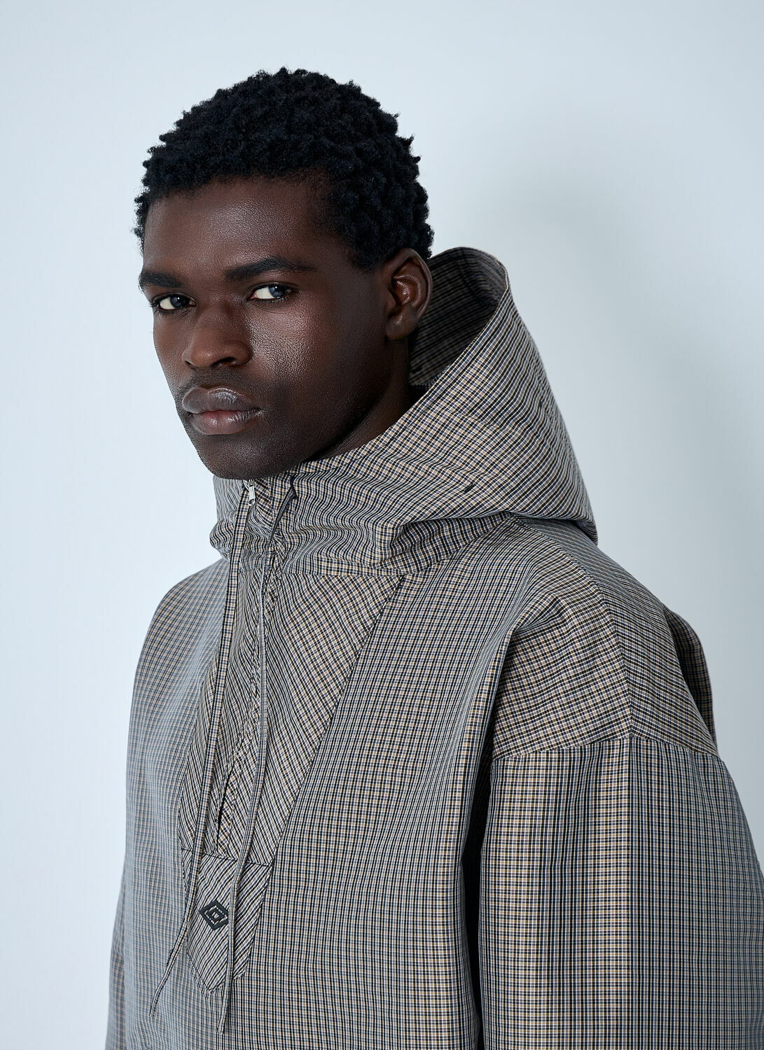 Umbro Masked Check Anorak Jacket