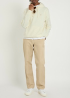 Polo Ralph Lauren Logo-embroidered Hooded Cotton Sweatshirt Cream