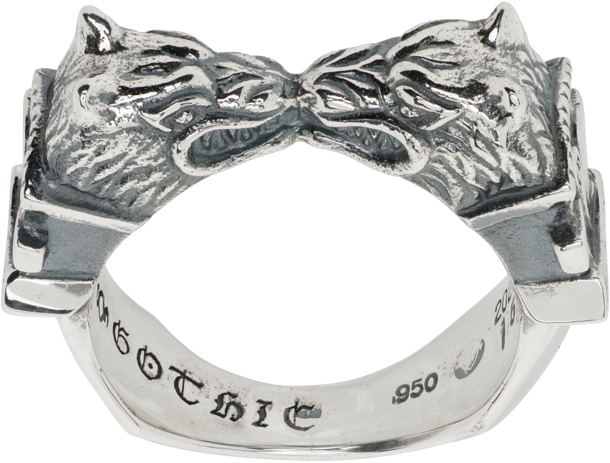 YOHJI YAMAMOTO Twin Wolf Dagger Ring Yohji Yamamoto