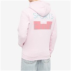 Adidas Men's Sports Club Hoody in Clear Pink