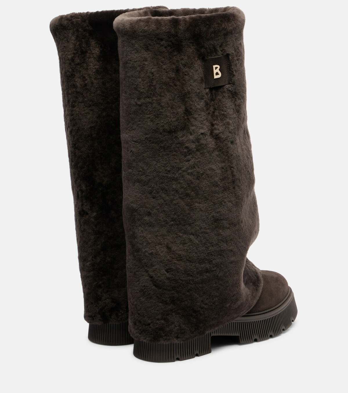 Bogner Turin shearling and suede boots