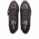 Valentino Men's Rockrunner Sneakers in Black