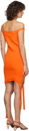 JW Anderson Orange Deconstructed Minidress