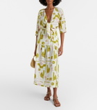 Adriana Degreas Balearic printed midi skirt