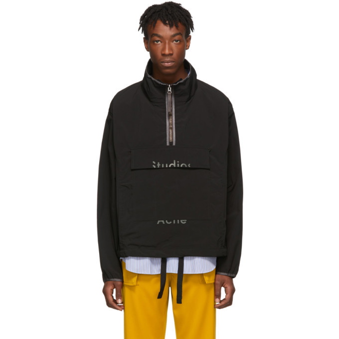 Photo: Acne Studios Black Logo Anorak