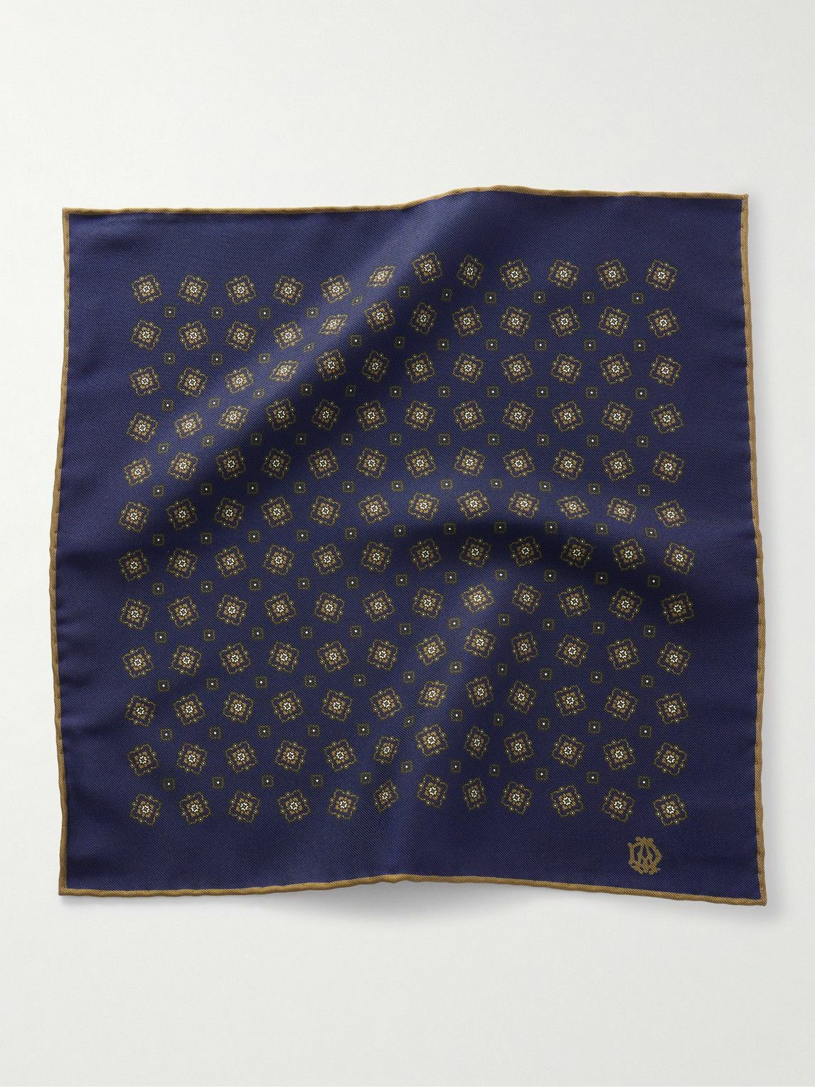 Dunhill - Printed Mulberry Silk-Twill Pocket Square