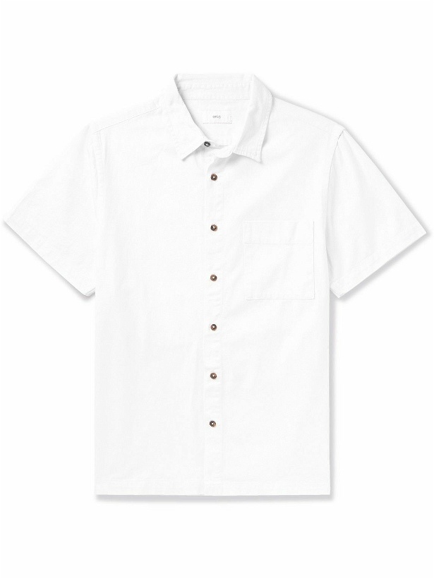 Photo: Onia - Camp-Collar Denim Shirt - White