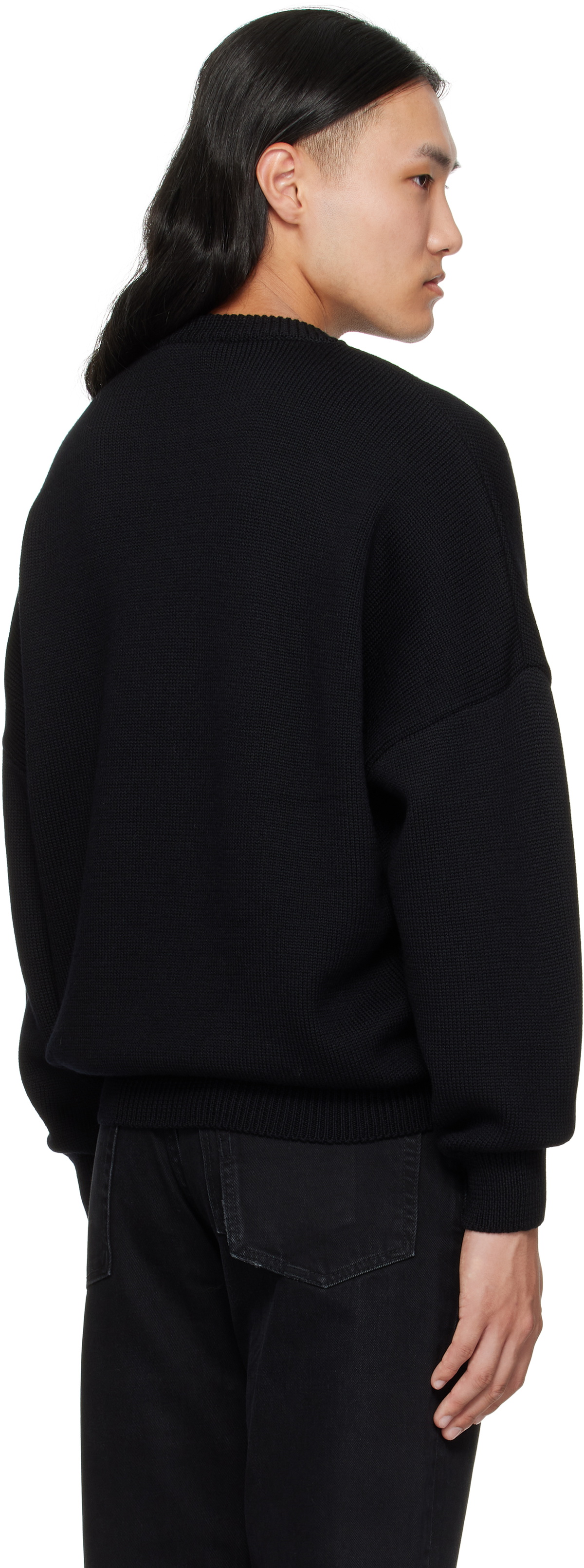 032c Black Selfie Sweater