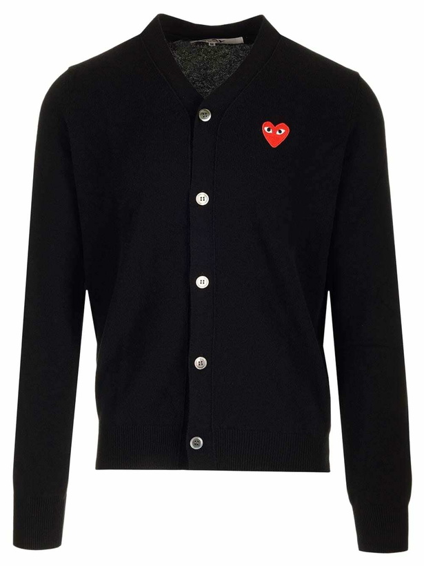 Photo: Comme des Garçons Play Merino Wool Cardigan