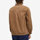 Folk Men's Chunky Cord Shirt in Brown