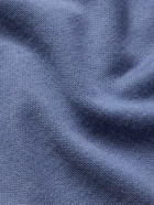 Massimo Alba - Danny Cashmere Half-Zip Sweater - Blue