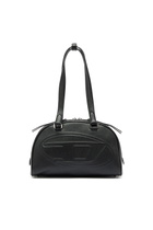 Diesel 1DR Dome - Leather Boston bag with embossed logo - Handbags - Unisex -