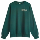 Sporty & Rich Women's NY 94 Crewneck in Forest Cream