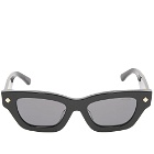 Poppy Lissiman Women's Ren Cateye Sunglasses in Black