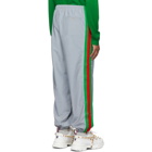 Gucci Silver Reflective Loose Lounge Pants