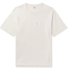 NN07 - Dylan 3432 Logo-Embroidered Cotton-Jersey T-Shirt - Neutrals