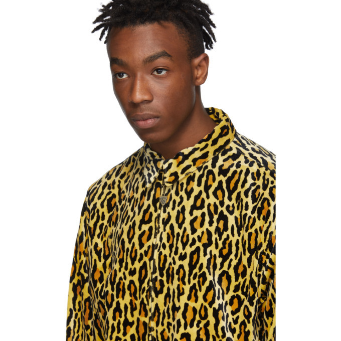 HOT大得価WACKO MARIA Leopard Drizzler Jacket 黒 L ジャケット・アウター