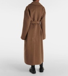 Max Mara Fragore wool and cashmere-blend wrap coat