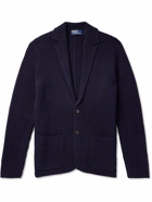 Polo Ralph Lauren - Ribbed Wool-Blend Cardigan - Blue