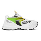 Axel Arigato White and Green Marathon HD Sneakers