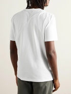 POST ARCHIVE FACTION - 6.0 Paneled Cotton-Jersey T-Shirt - White