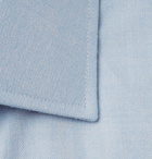 Kingsman - Turnbull & Asser Light-Blue Slim-Fit Cotton and Cashmere-Blend Twill Shirt - Light blue