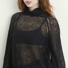 STEL Women's Turtle Neck Knit Jumper in Black