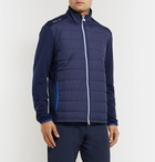 RLX Ralph Lauren - Quilted Shell and Wool-Blend Golf Jacket - Navy