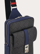 Ferragamo Mens Single-strap backpack - Citymatch Capsule in Blue