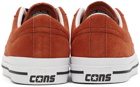 Converse Orange Suede One Star Pro Sneakers