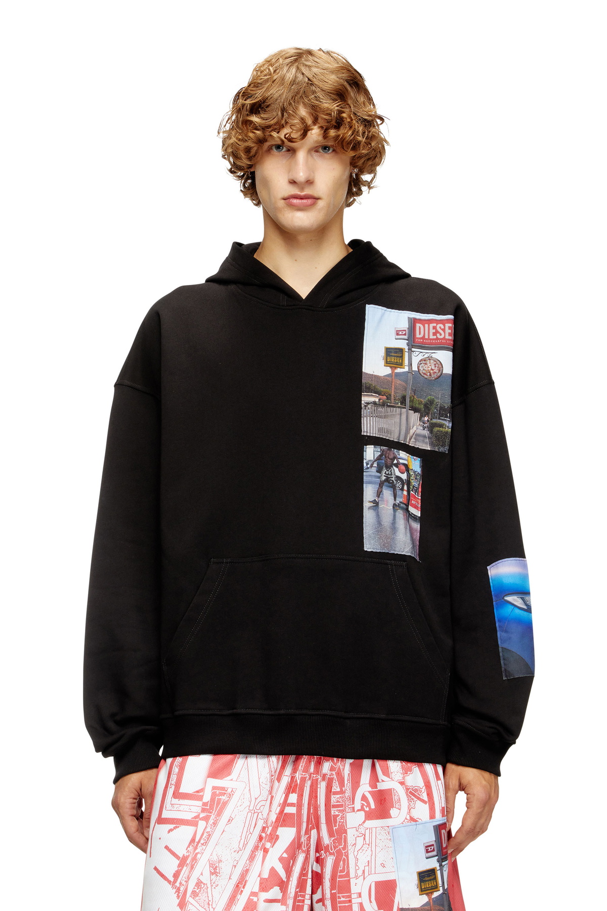 送料関税込み■EMOTIONALLY UNAVAILABLE■Cotton-Jersey Hoodie Emotionally Unavailable - Crystal-Embellished Cotton-Jersey