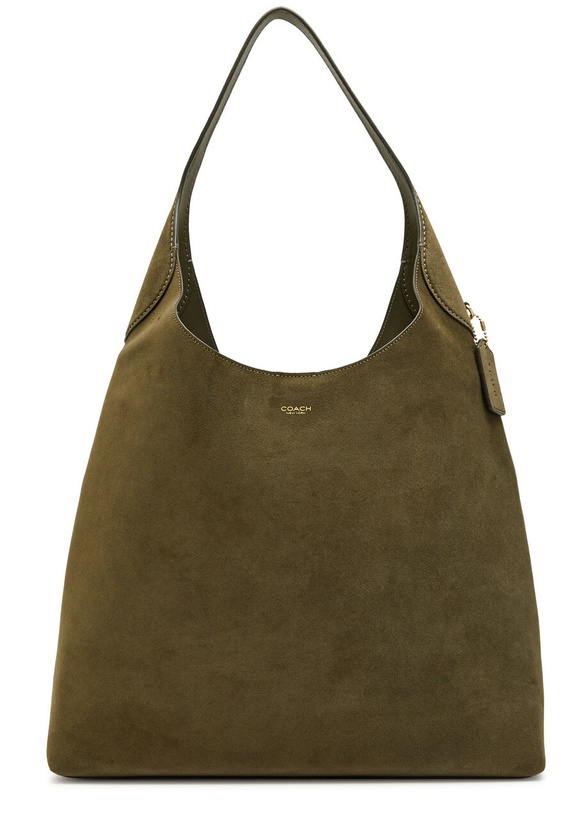 Photo: Coach Brooklyn 39 Suede Shoulder bag - Olive - One Size