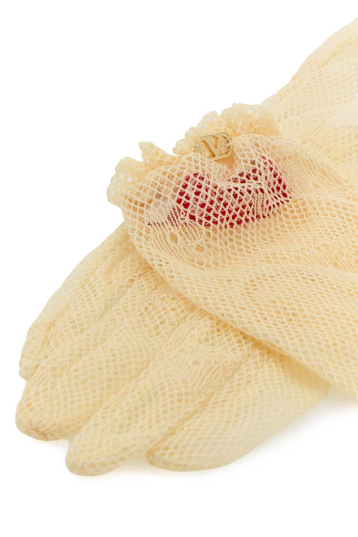 手袋 Valentino Garavani Cream Mesh Gloves Valentino Garavani Cream Mesh Gloves Valentino Garavani