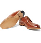 Paul Smith - Ernest Cap-Toe Polished-Leather Derby Shoes - Men - Tan