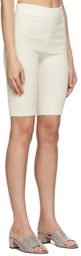ANDREADĀMO White Knit Shorts